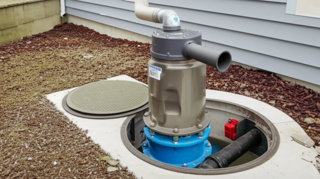 Grinder pump installation and repair