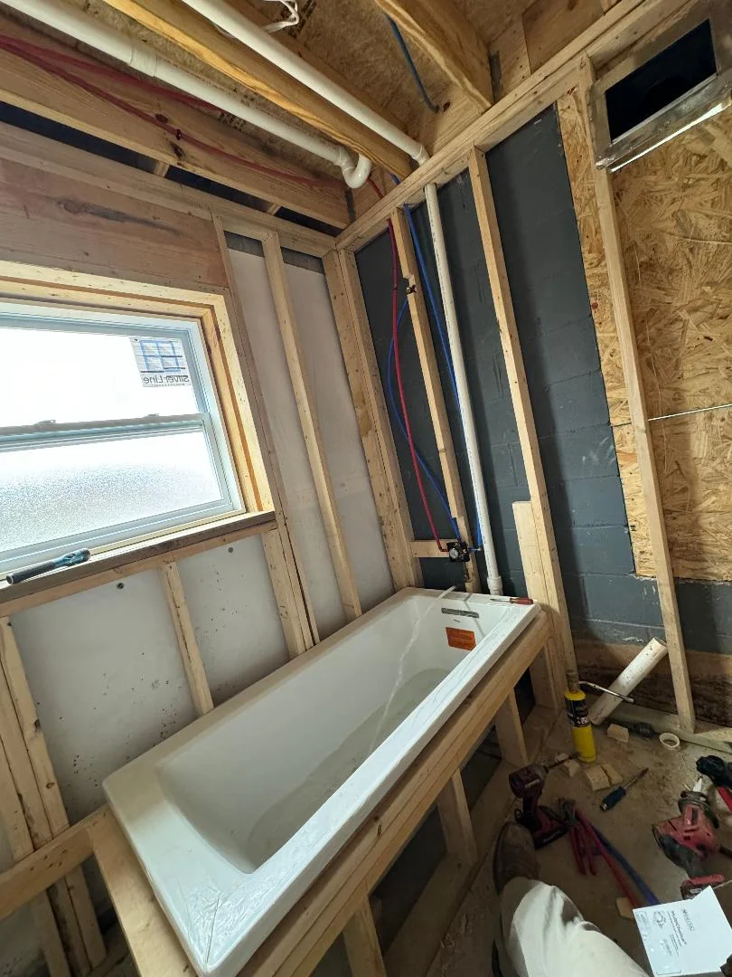 New construction plumbing for additions and remodels